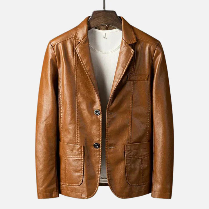 Leon | Ortwin – Klassische Lederjacke