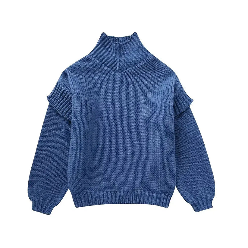 Marlene | Daphne – Strickpullover mit Rollkragen in Übergröße